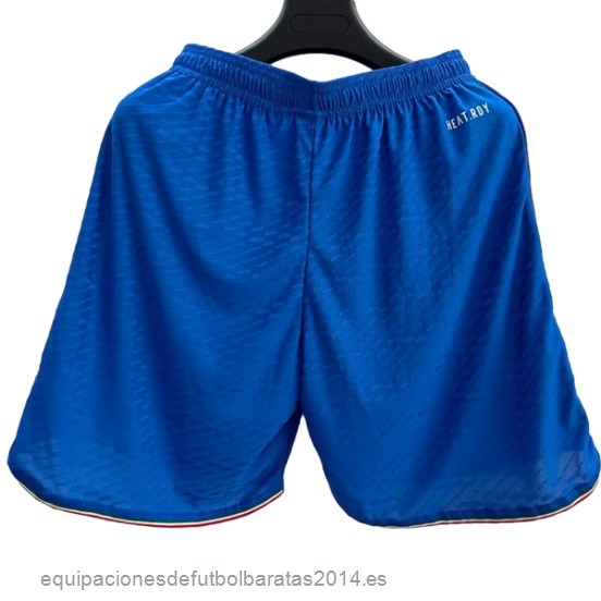Nuevo 1ª Jugadores Pantalones Italia 2023 Azul Baratas